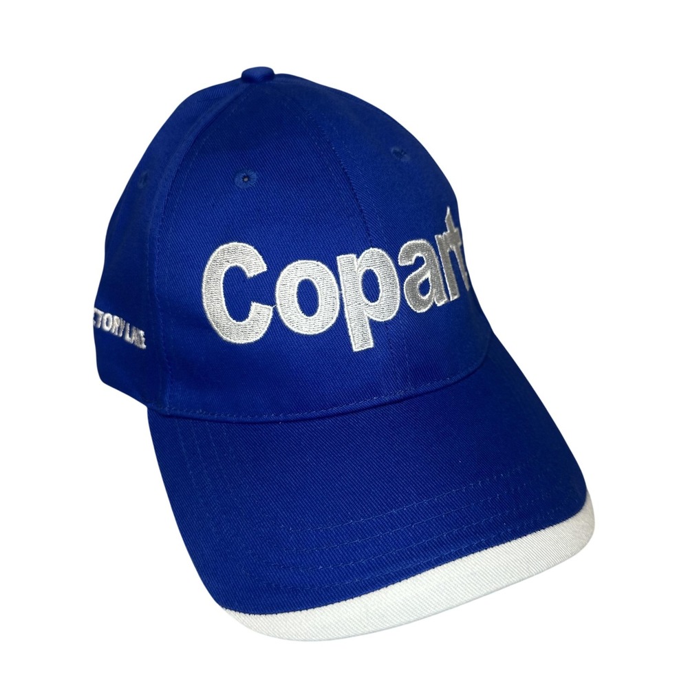 Copart Hat Cap Strap Back Blue‎ 2009 Victory Lane Racing Embroidered Mens